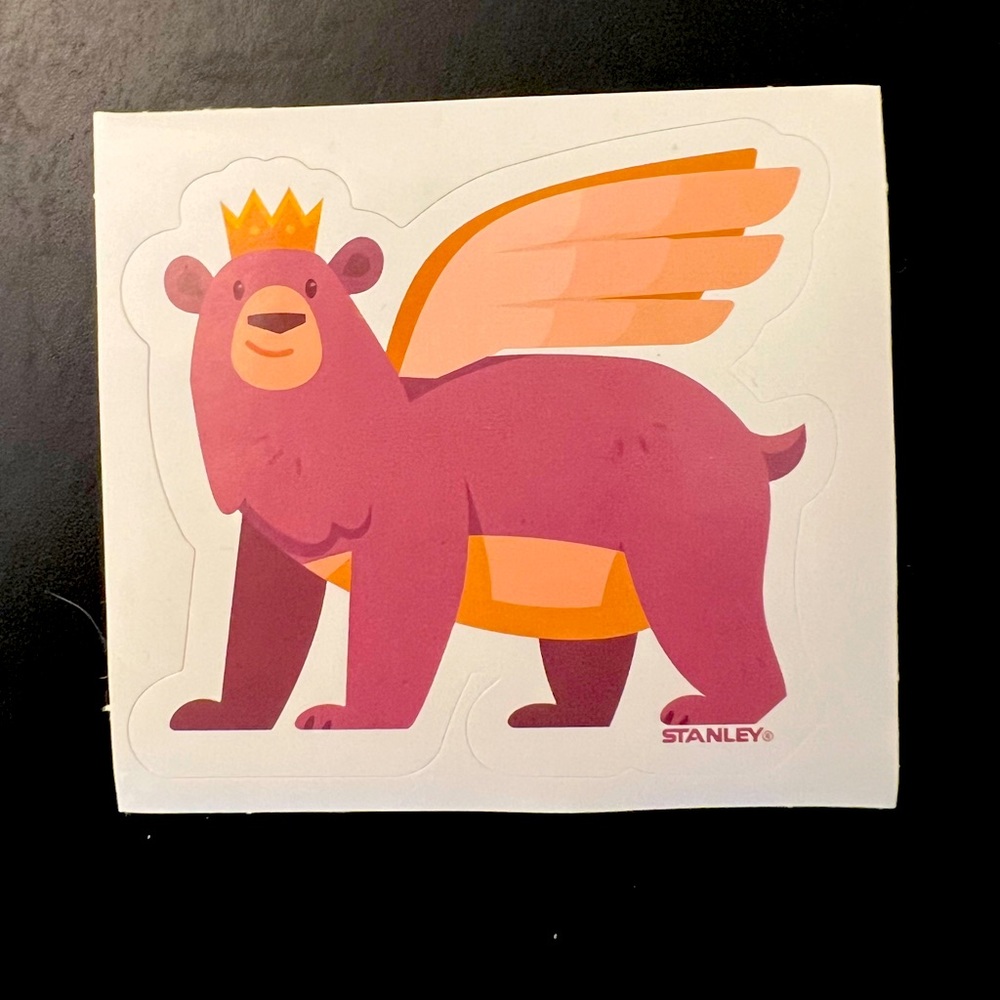 RARE AUTHENTIC Stanley 1913 Bear sticker